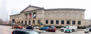 Exterior shot of the Art Institute of Chicago with AGNORA fabricated glass.