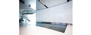 CN Tower: AGNORA has fabricated a walkable glass floor that has been laminated, tempered and heat-soak tested. Along with digitally printed, 6 ml, monolithic panels. 